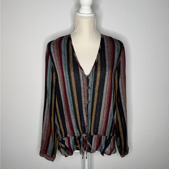 Rails Beaux Varadero Stripe Blouse - Picture 1 of 7